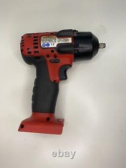 Snap On Tools 3/8 18v MonsterLithium Cordless Impact Gun Wrench Body Red CT8810