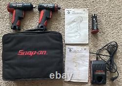Snap On Tools 7.2V Cordless Set CTS561CL Screw gun & CT561 3/8 Impact Wrench