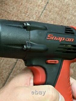 Snap On Tools CTU4410 3/8 Inch Drive 18v Impact Gun Wrench Cordless Ni-Cad 8/10