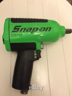 Snap On Tools MG725 1/2 Drive Air Impact Wrench Buzz Gun Limited Neon Green New