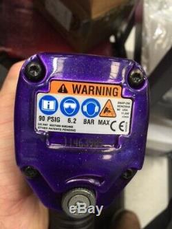 Snap On Tools MG725 1/2 Drive Air Impact Wrench Buzz Gun Limited Purple Ace