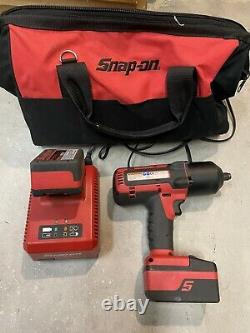 Snap-on 18V Cordless 1/2 Impact Wrench / Gun With 2 Batteries / Charger / Case