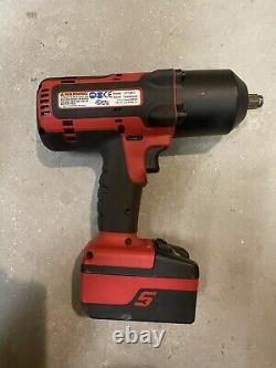Snap-on 18V Cordless 1/2 Impact Wrench / Gun With 2 Batteries / Charger / Case