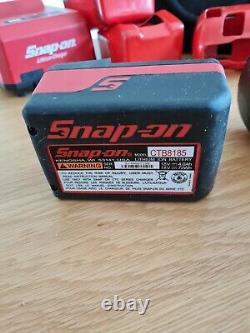 Snap on 1/2 battery impact gun/wrench 18v and 2 batteries CT8850
