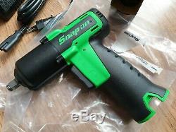 Snap on 3/8 Green Lithium Cordless Impact Wrench Gun Kit