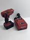 Snap-on Cteu8810 18v 3/8 Impact Wrench Gun Red With Battery And Charger