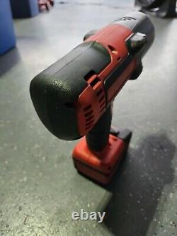 Snap-on Ct8850 1/2'' Impact Wrench Gun 18v Red With Battery And Protective Boot