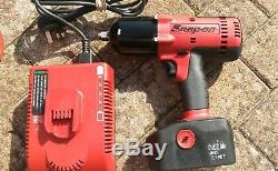 Snap-on Ctu6818 Heavy Duty 18v Cordless Impact Gun Wrench + Batteries + Charger