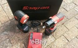 Snap-on Ctu6818 Heavy Duty 18v Cordless Impact Gun Wrench + Batteries + Charger