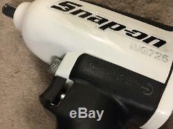 Snap-on Super Duty Impact Air Gun Wrench MG725 1/2 Custom Powder Coated White