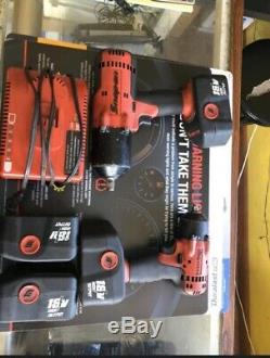Snap on tools 1/2 impact wrench Gun KIT 4batteries, charger, 3/8 Gun Included