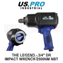US PRO Industrial 3/4 Drive Air Impact Wrench Gun 2000 Nm or 2500 Nm NBT 8609