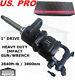 Us Pro Tools 1 Inch Drive Air Impact Wrench Gun 8 Anvil 2800ft-lb 3800nm 8532