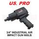 Us Pro Tools 3/4 Air Impact Wrench Gun Torque 1200nm, 885ft-lb Twin Hammer 8521