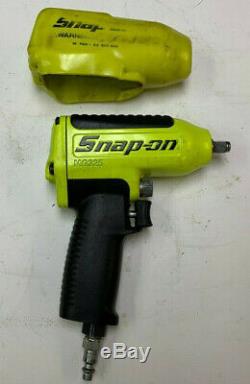Yellow Snap On Mg235 3/8 Air Impact Gun 90 Psi Wrench Driver Tool Tools & Cover