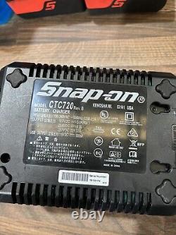 Clé à choc sans fil 1/2 pouce Snap-On 18V avec 2 batteries et un chargeur