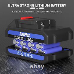 Clé à chocs électrique sans fil 420Nm 1/2 avec batteries/ 4 douilles
