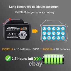 Clé à chocs sans fil brushless avec batterie Li-ion