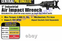 Commercial 1 1 In Dr Impact Gun Industrail Air Wrench Large High Torque Force