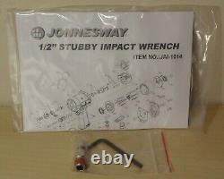 Jonnesway 1/2 Drive Stubby Impact Wrench Jwjai-1014 Compact Rattle Gun 560nm