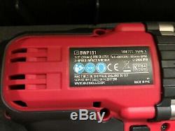 Mac Tools 1/2 Lecteur 18v Batterie Impact Gun / Clé Bwp151p2 (bruiser)