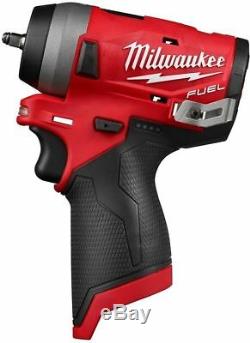 Milwaukee 2552-20 M12v Fuel Stubby Sans Fil 1/4 Sq Court Impact Gun Clé 2018