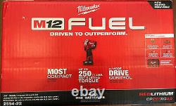 Milwaukee 2554-22 M12 Fuel Stubby Cordless 3/8 Drive Gun Clé D'impact