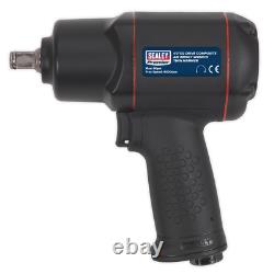 Sealey Sa6007 1/2 Sq Dr Air Impact Wrench/socket Gun/ratchet Dr (1789 Nm)