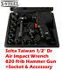 Selta Taiwan 1/2 Dr Air Impact Wrench 820 Ftlb Gun Marteau + Socket Et Accessoires