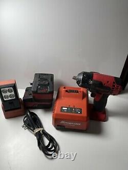 Snap On 3/8 Drive 18v Lithium Cordless Impact Wrench Gun Ct8810, 2 Batteries