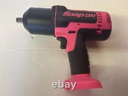 Snap On Ct8850 Impact Gun 1/2 Drive In Pink Body Seulement 18v