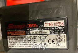 Snap On Ct9075 Cteu9075 Impact Wrench Gun + Batterie Et Chargeur Ctb8185 Ctc720