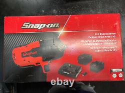 Snap On Ctu9075 Brushless 1/2 Drive Impact Gun Wrench 2 X 18v Monster Lithium