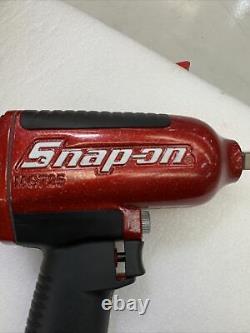 Snap On Mg725 1/2 Inch Drive Impact Wrench Gun Metallic Red - Gold Flakes Nouveau