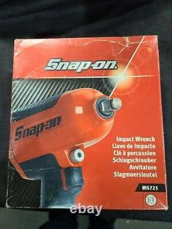 Snap-on Mg725 1/2 Heavy Duty Air Impact Wrench Gun Classic Snap-on Red